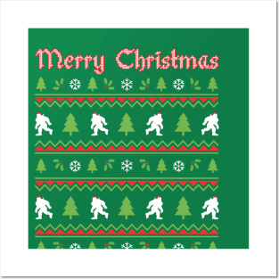 Merry Christmas - Bigfoot Posters and Art